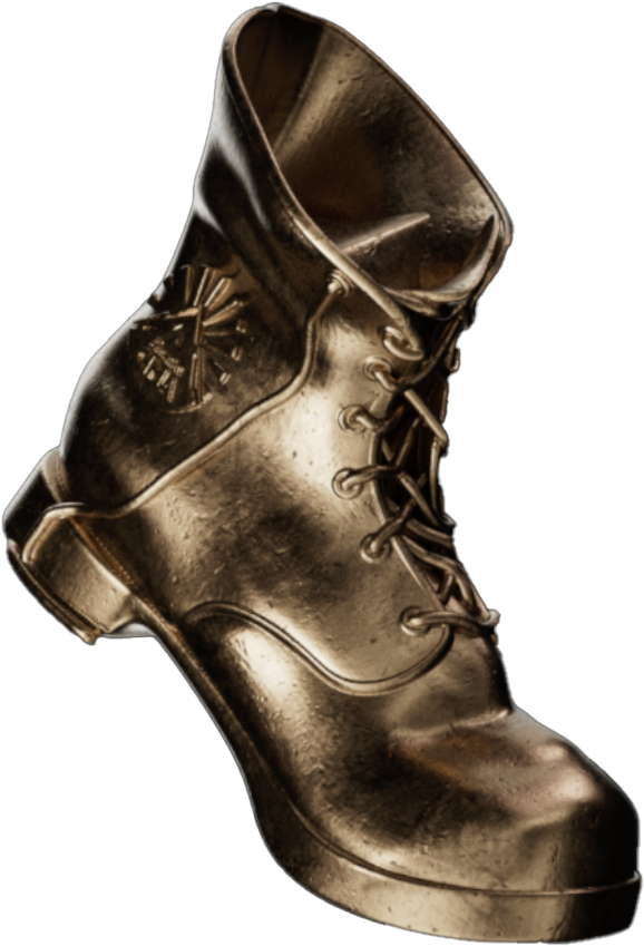 Estatuilla CIMA con forma de bota